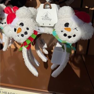 Disney White and Red Snowman Headband